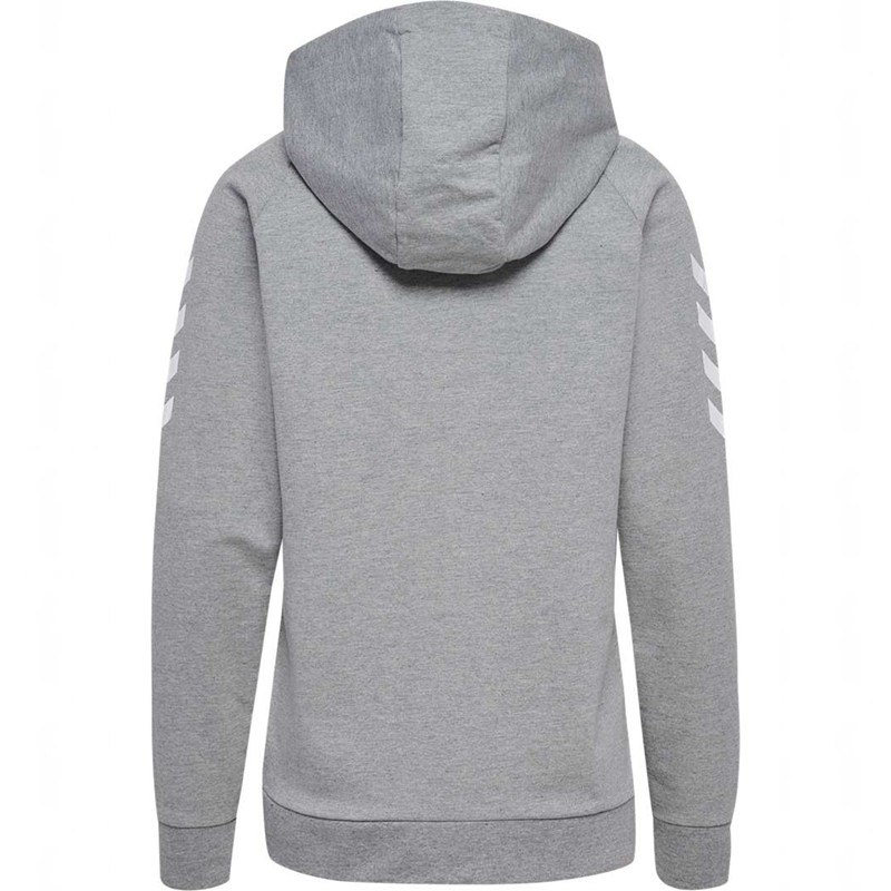 Sweat a Capuche Hummel Go Cotton Femme Grise | 060771-083