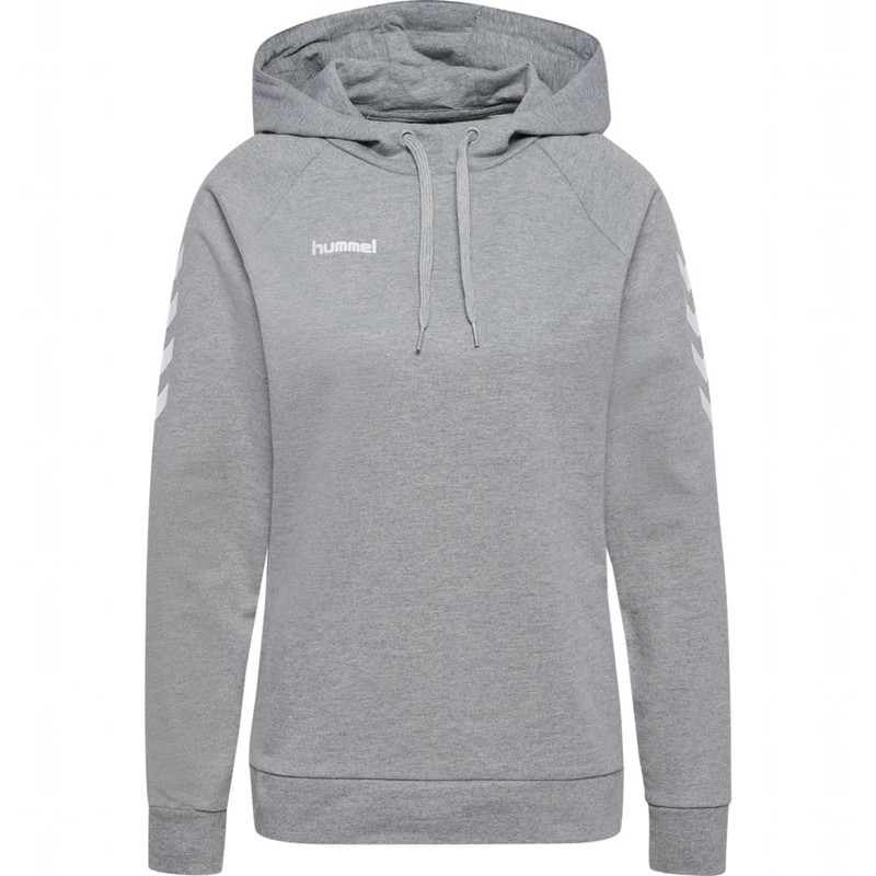 Sweat a Capuche Hummel Go Cotton Femme Grise | 060771-083