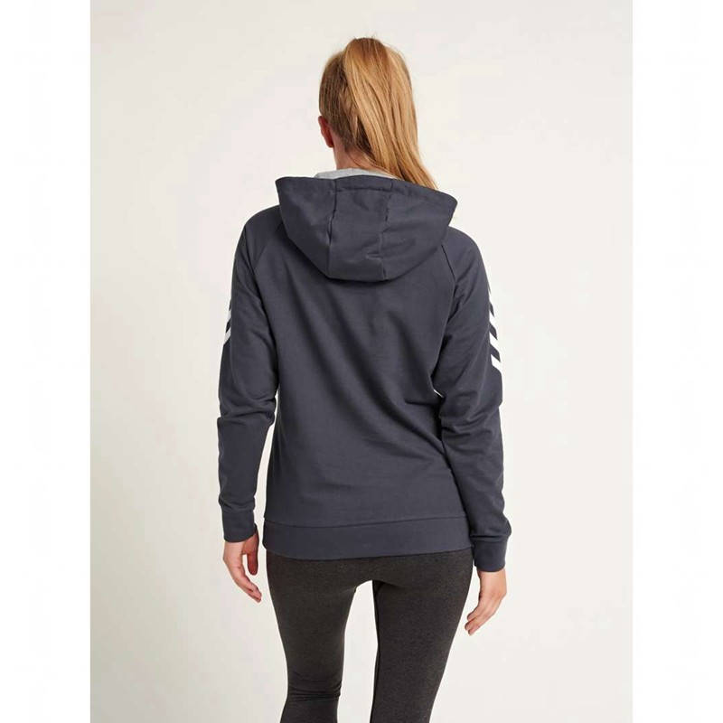 Sweat a Capuche Hummel Go Cotton Femme Noir | 578142-668