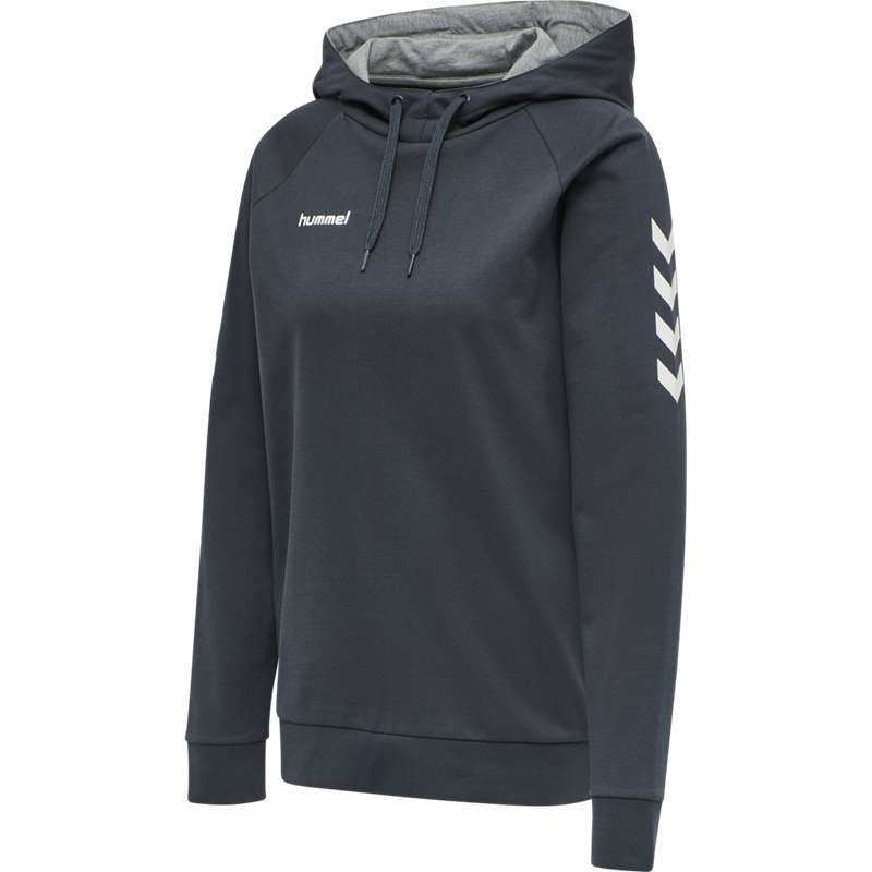Sweat a Capuche Hummel Go Cotton Femme Noir | 578142-668