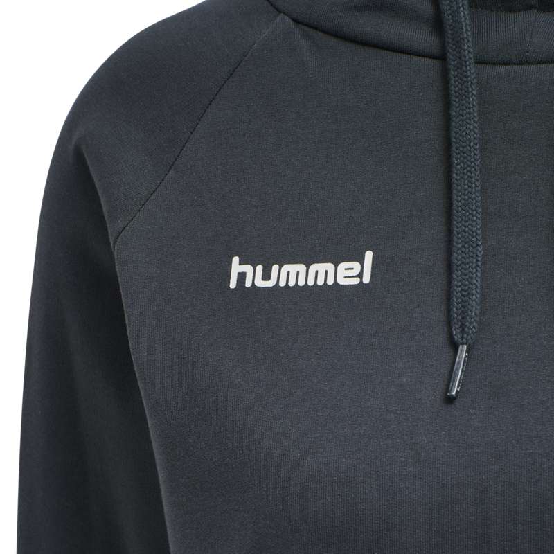 Sweat a Capuche Hummel Go Cotton Femme Noir | 578142-668
