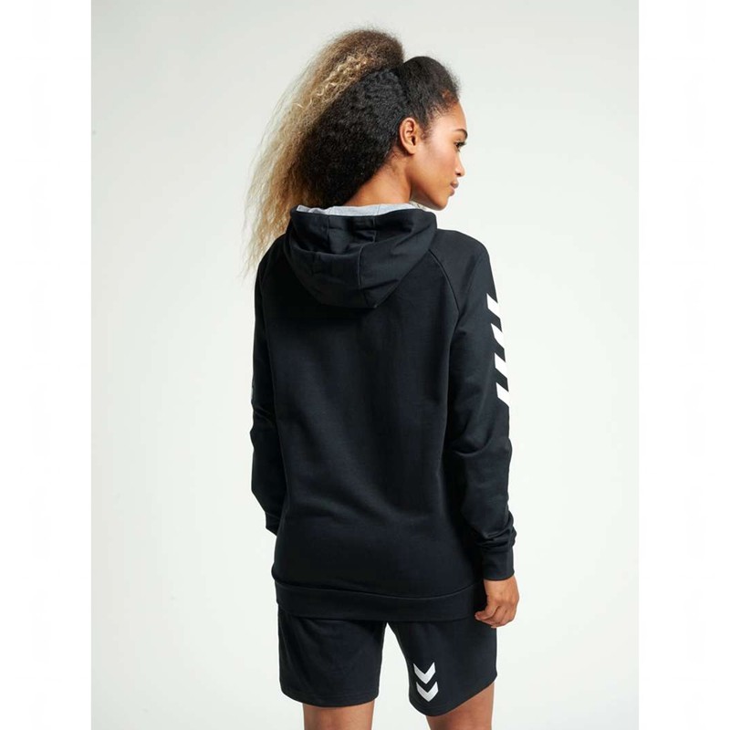 Sweat a Capuche Hummel Go Cotton Femme Noir | 392343-043