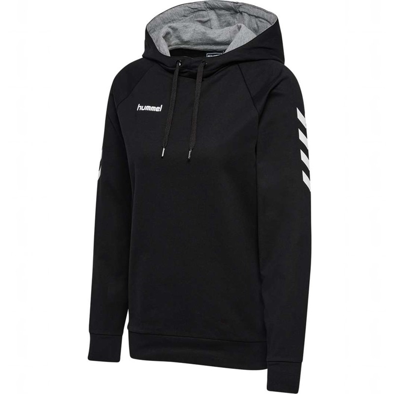 Sweat a Capuche Hummel Go Cotton Femme Noir | 392343-043
