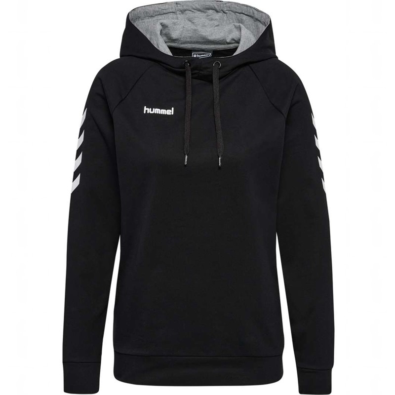 Sweat a Capuche Hummel Go Cotton Femme Noir | 392343-043
