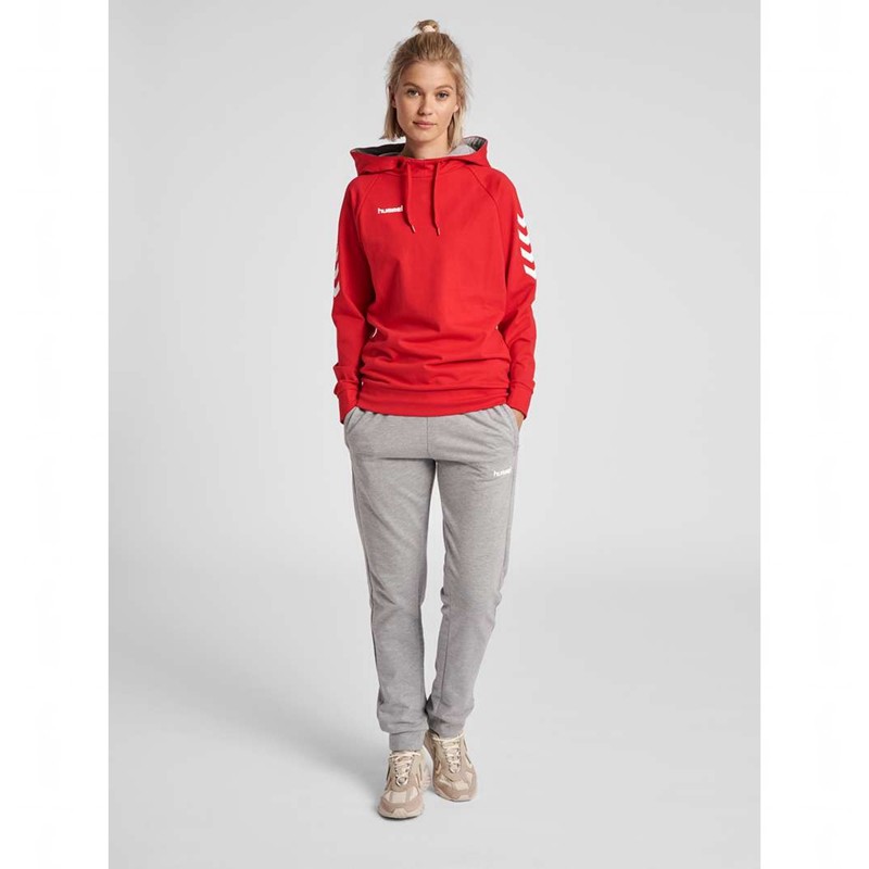 Sweat a Capuche Hummel Go Cotton Femme Rouge | 897401-896