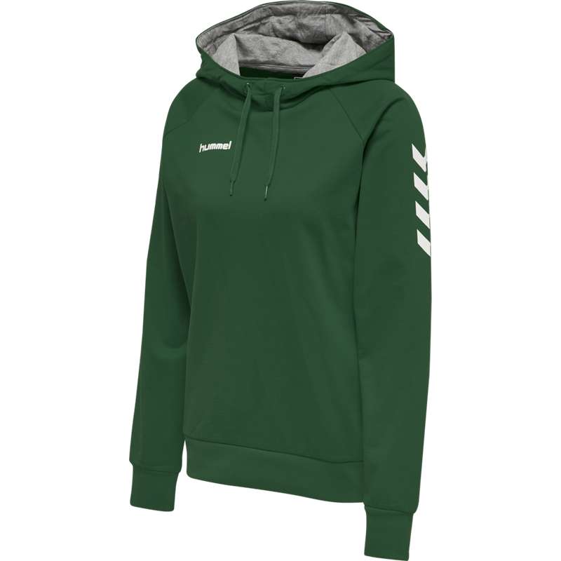 Sweat a Capuche Hummel Go Cotton Femme Vert | 342721-358
