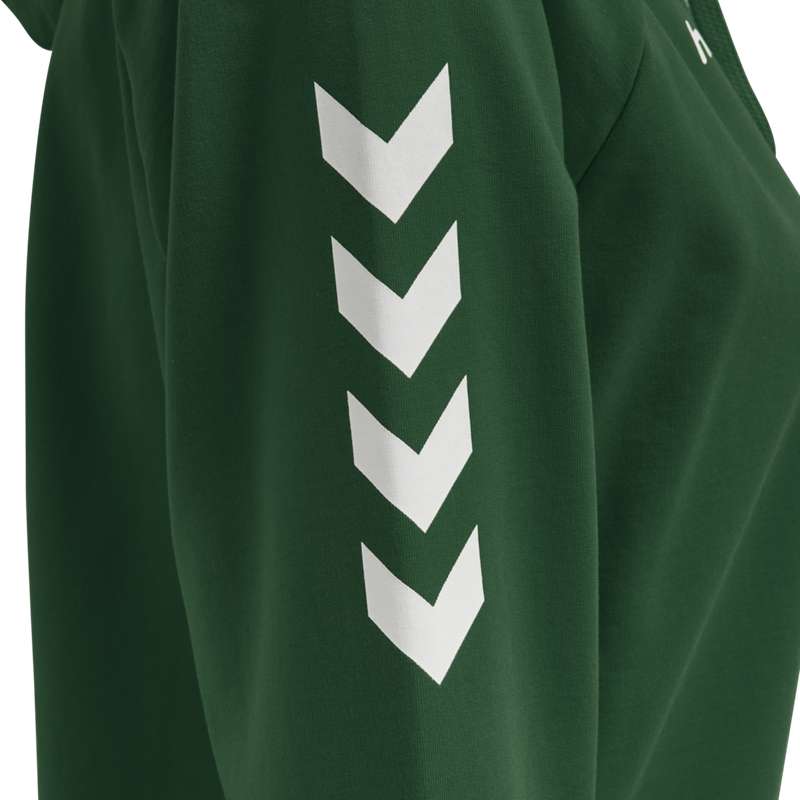 Sweat a Capuche Hummel Go Cotton Femme Vert | 342721-358