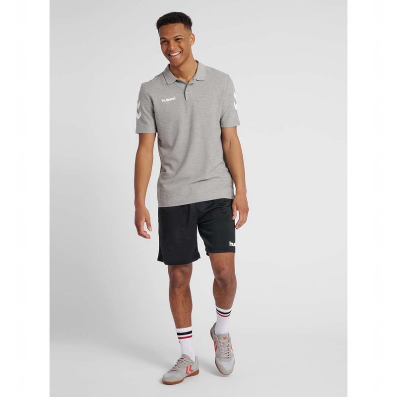 Sweat a Capuche Hummel Go Cotton Homme Grise | 224356-304