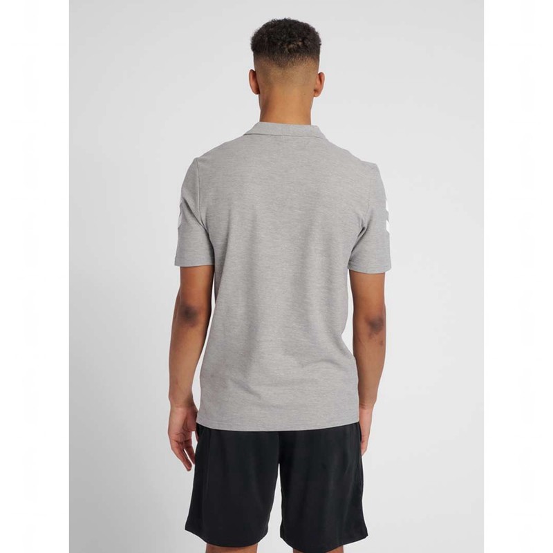 Sweat a Capuche Hummel Go Cotton Homme Grise | 224356-304