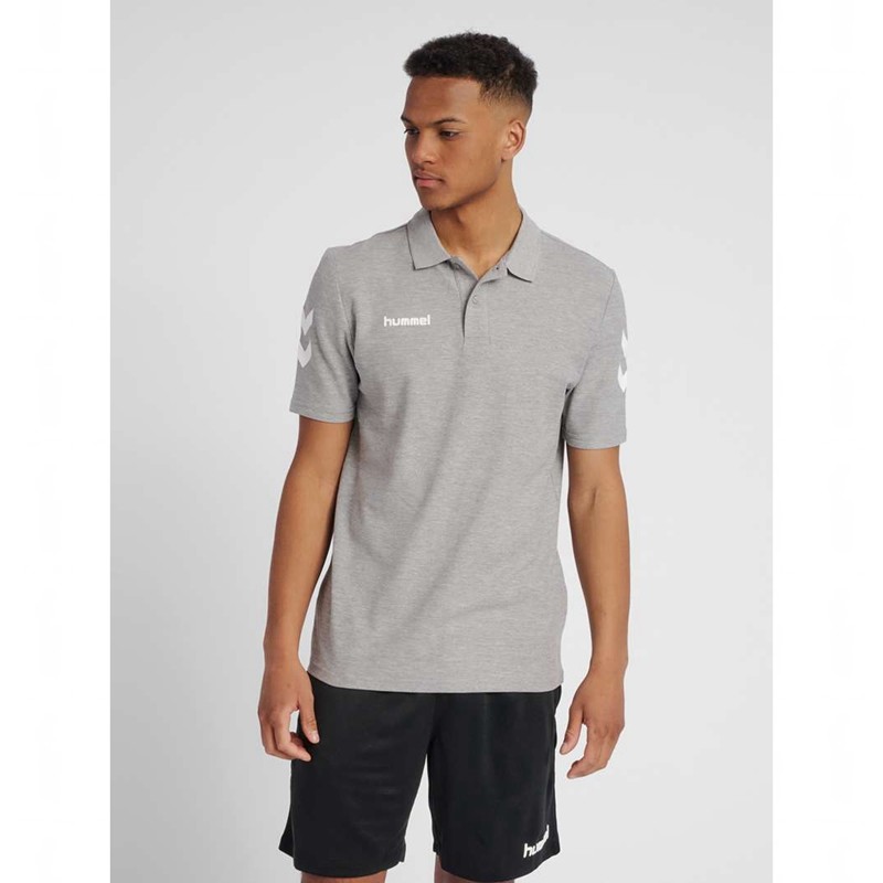 Sweat a Capuche Hummel Go Cotton Homme Grise | 224356-304