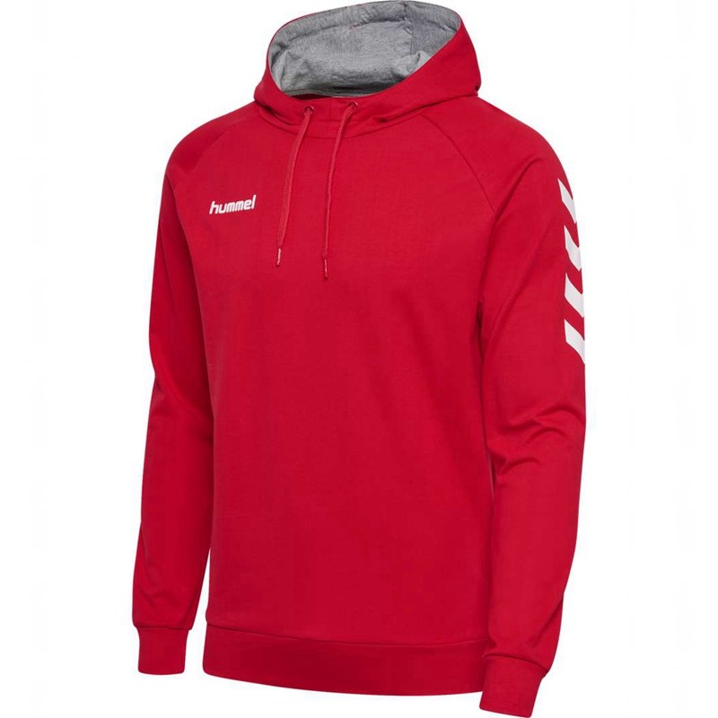Sweat a Capuche Hummel Go Cotton Homme Rouge | 556979-284