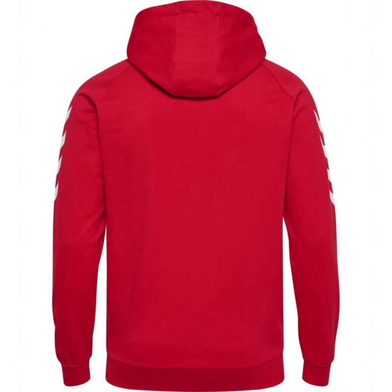 Sweat a Capuche Hummel Go Cotton Homme Rouge | 556979-284