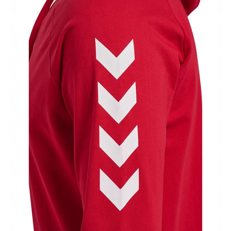Sweat a Capuche Hummel Go Cotton Homme Rouge | 556979-284