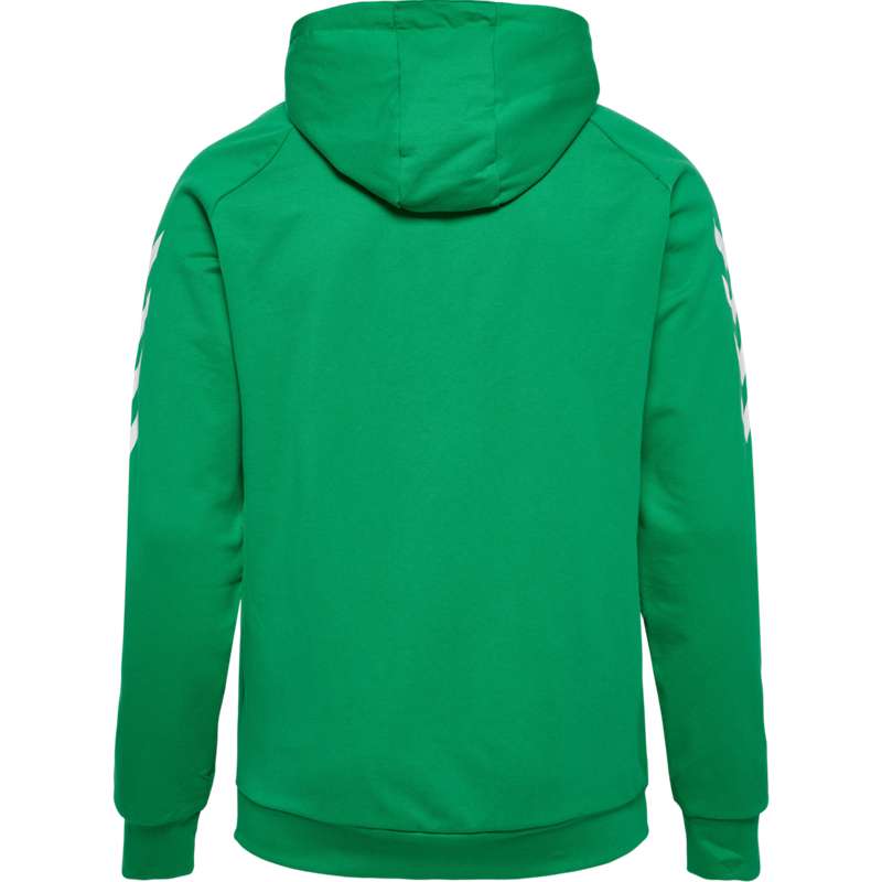 Sweat a Capuche Hummel Go Cotton Homme Vert | 750848-943