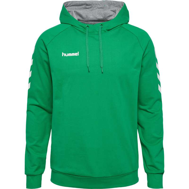 Sweat a Capuche Hummel Go Cotton Homme Vert | 750848-943