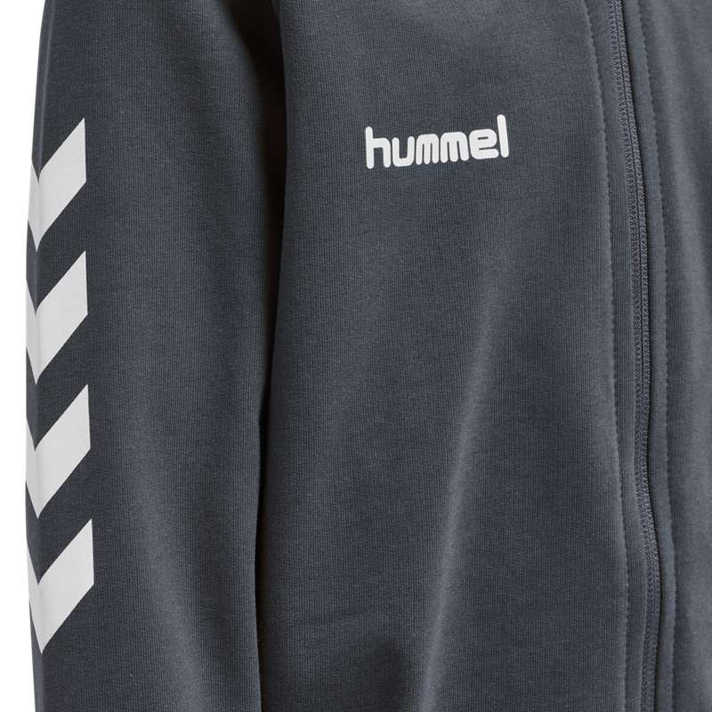 Sweat a Capuche Hummel Go Cotton Zip Enfant Noir | 517216-945