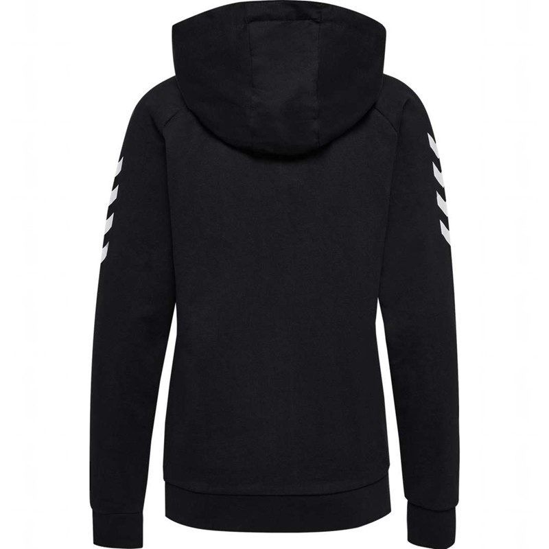 Sweat a Capuche Hummel Go Cotton Zip Femme Noir | 317828-117
