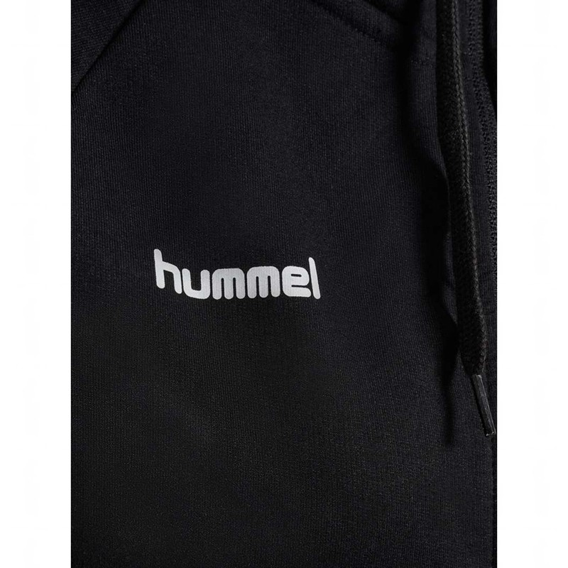 Sweat a Capuche Hummel Go Cotton Zip Femme Noir | 317828-117