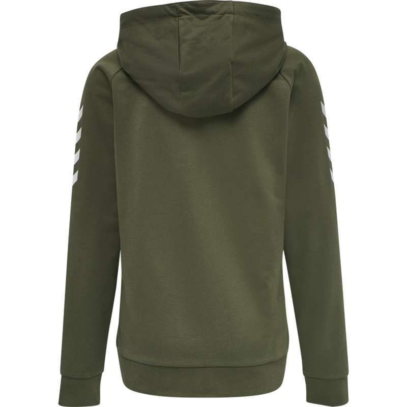 Sweat a Capuche Hummel Go Cotton Zip Femme Vert | 030154-748