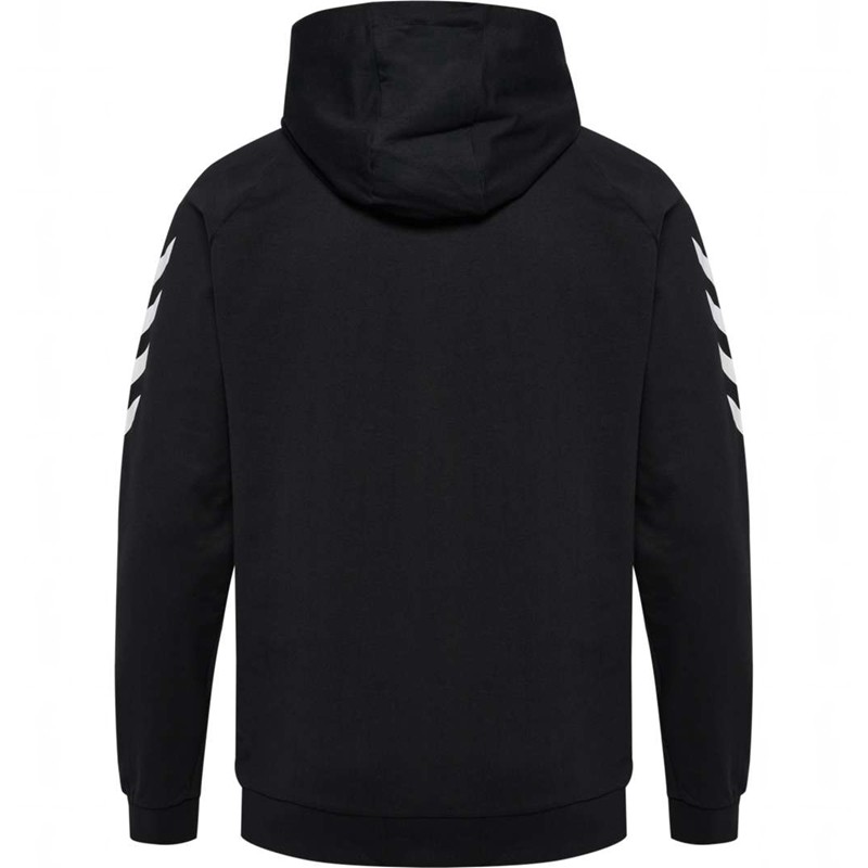 Sweat a Capuche Hummel Go Cotton Zip Homme Noir | 813803-772