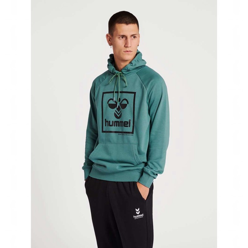 Sweat a Capuche Hummel Isam 2.0 Homme Vert | 998755-874