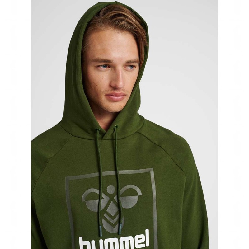Sweat a Capuche Hummel Isam 2.0 Homme Vert | 492890-592