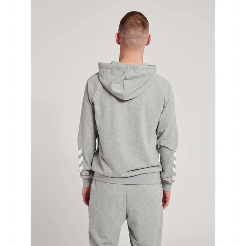 Sweat a Capuche Hummel Isam 2.0 Zip Homme Grise | 702159-691