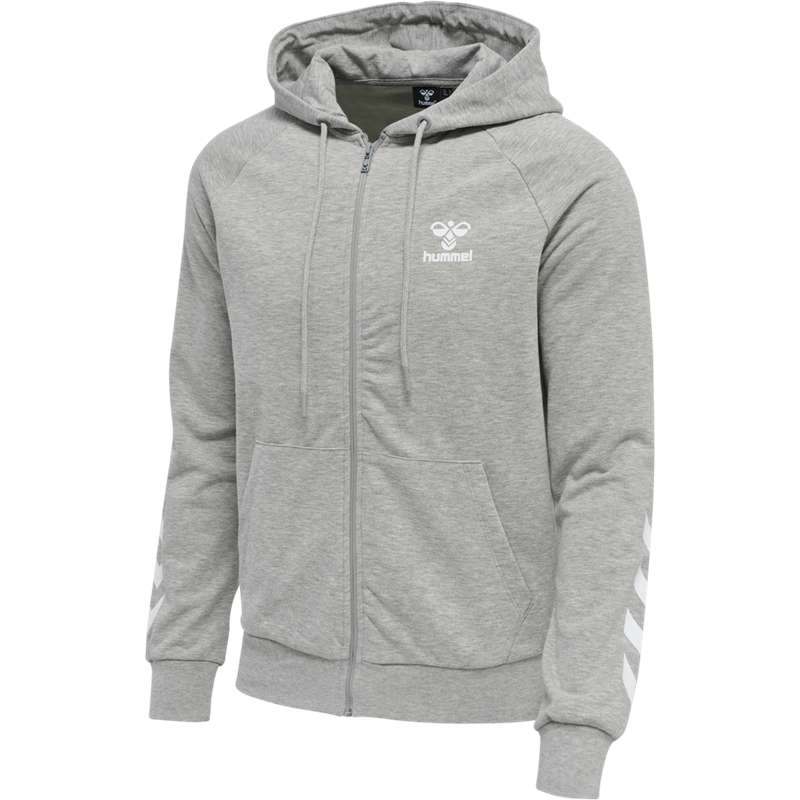 Sweat a Capuche Hummel Isam 2.0 Zip Homme Grise | 702159-691