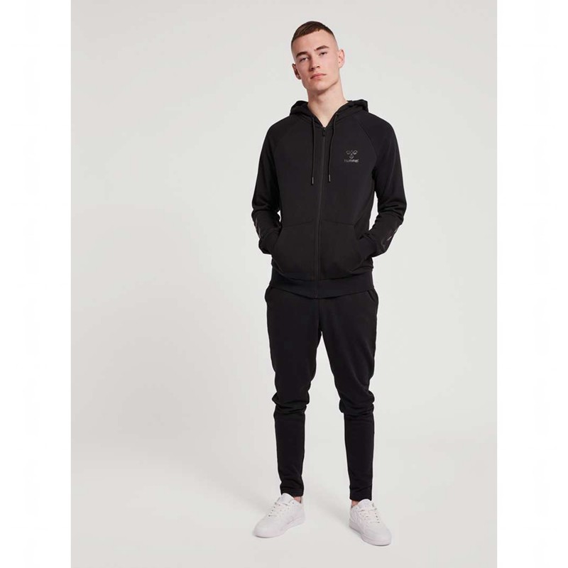 Sweat a Capuche Hummel Isam 2.0 Zip Homme Noir | 653285-536