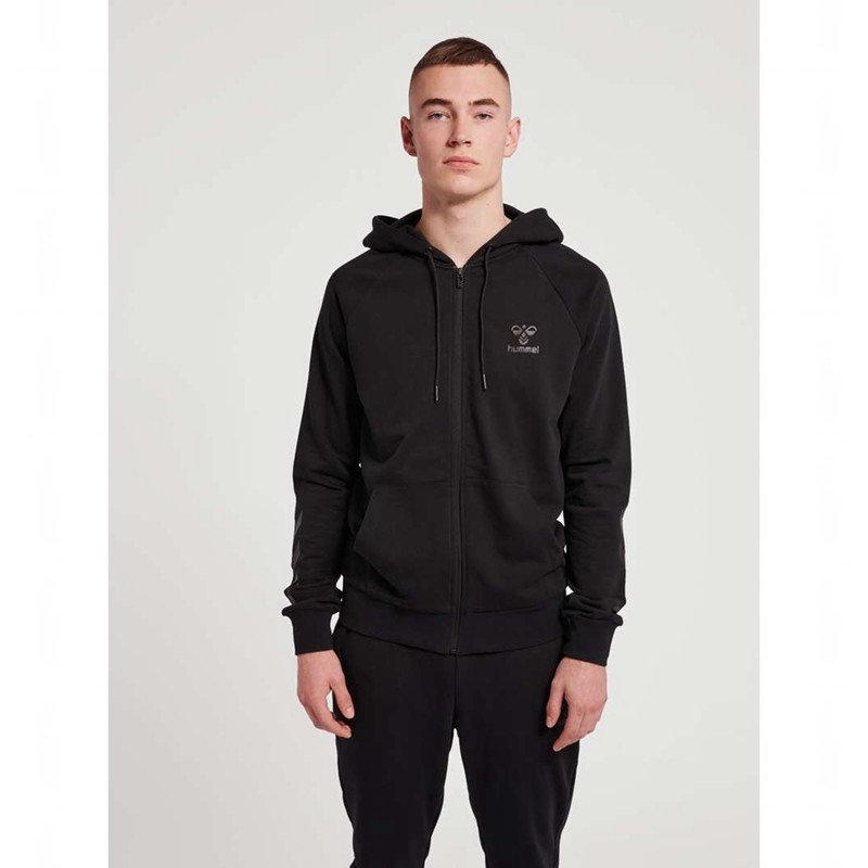Sweat a Capuche Hummel Isam 2.0 Zip Homme Noir | 653285-536