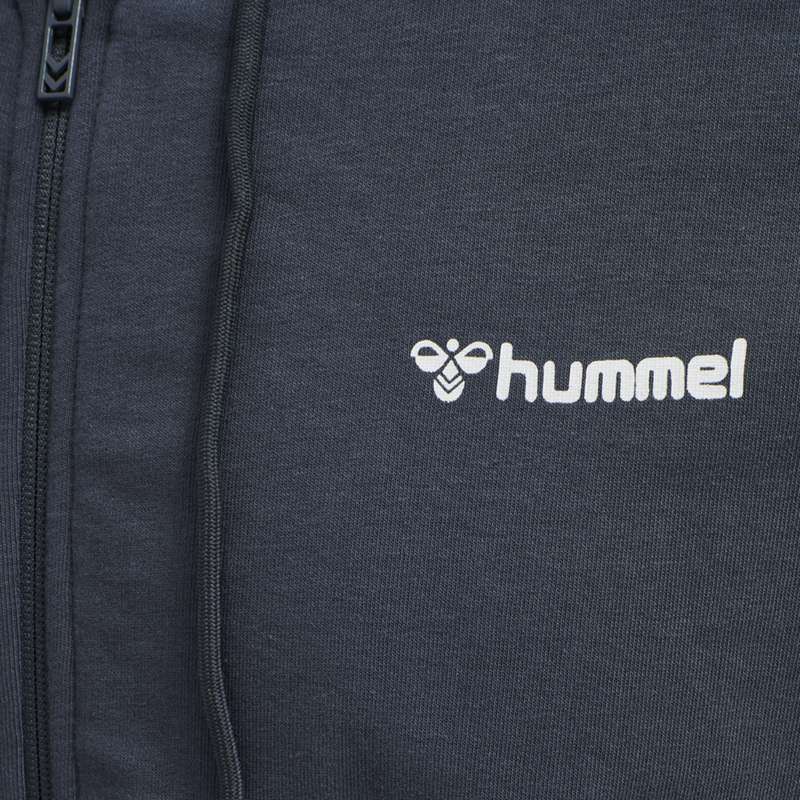 Sweat a Capuche Hummel Isam Zip Homme Bleu Marine | 441359-069