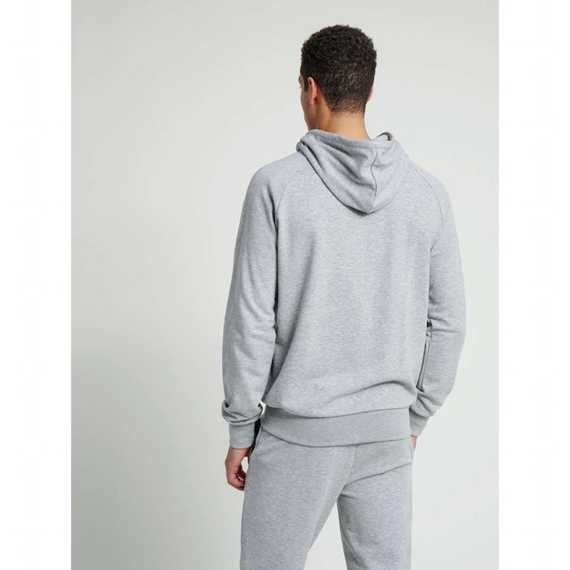 Sweat a Capuche Hummel Isam Zip Homme Grise | 983124-535
