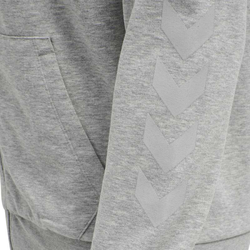 Sweat a Capuche Hummel Isam Zip Homme Grise | 983124-535