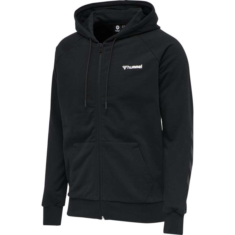Sweat a Capuche Hummel Isam Zip Homme Noir | 459803-115