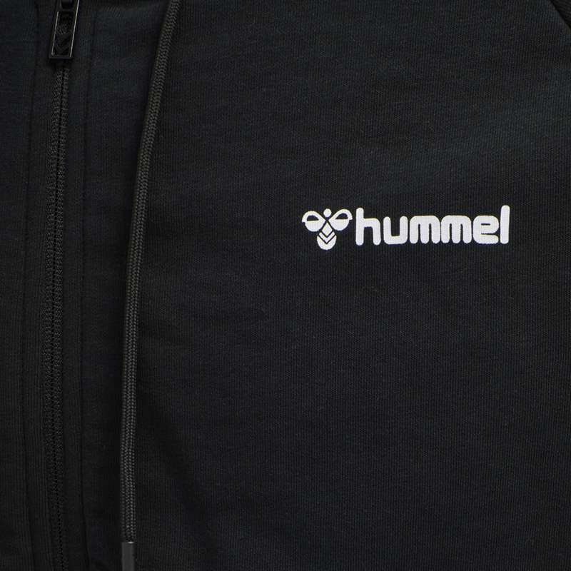 Sweat a Capuche Hummel Isam Zip Homme Noir | 459803-115