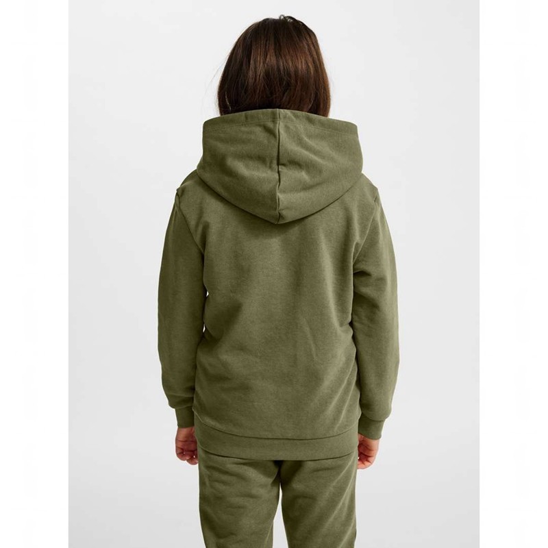 Sweat a Capuche Hummel Jr Base Enfant Vert | 266733-499