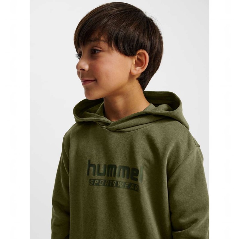 Sweat a Capuche Hummel Jr Base Enfant Vert | 266733-499