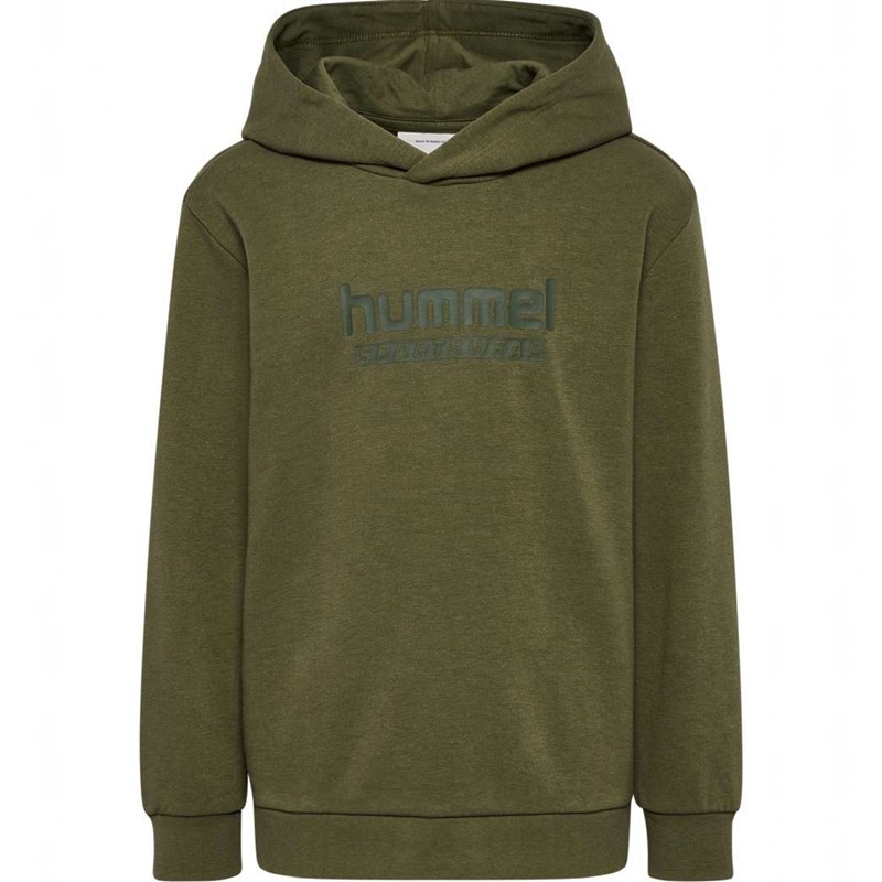 Sweat a Capuche Hummel Jr Base Enfant Vert | 266733-499