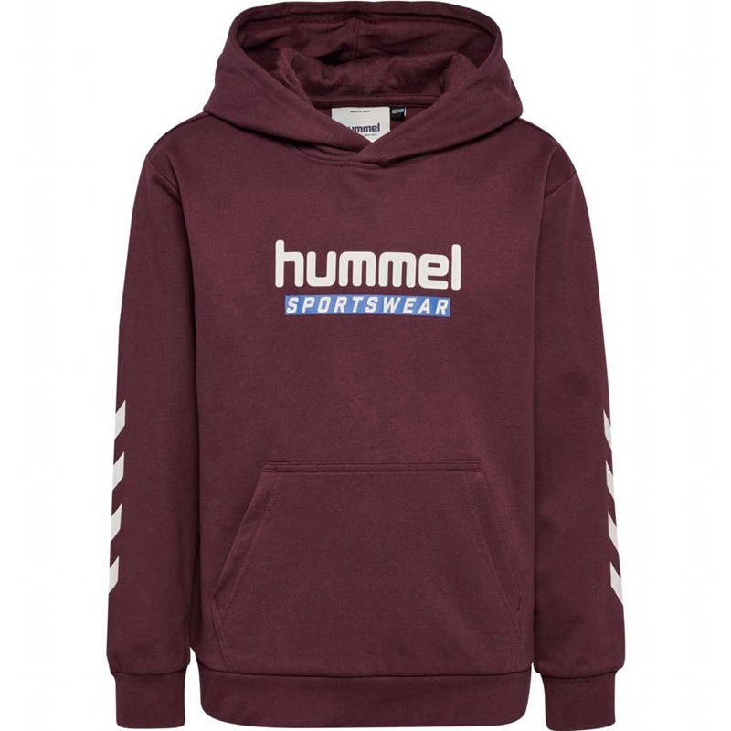 Sweat a Capuche Hummel Jr Logo Enfant Bordeaux | 759227-359