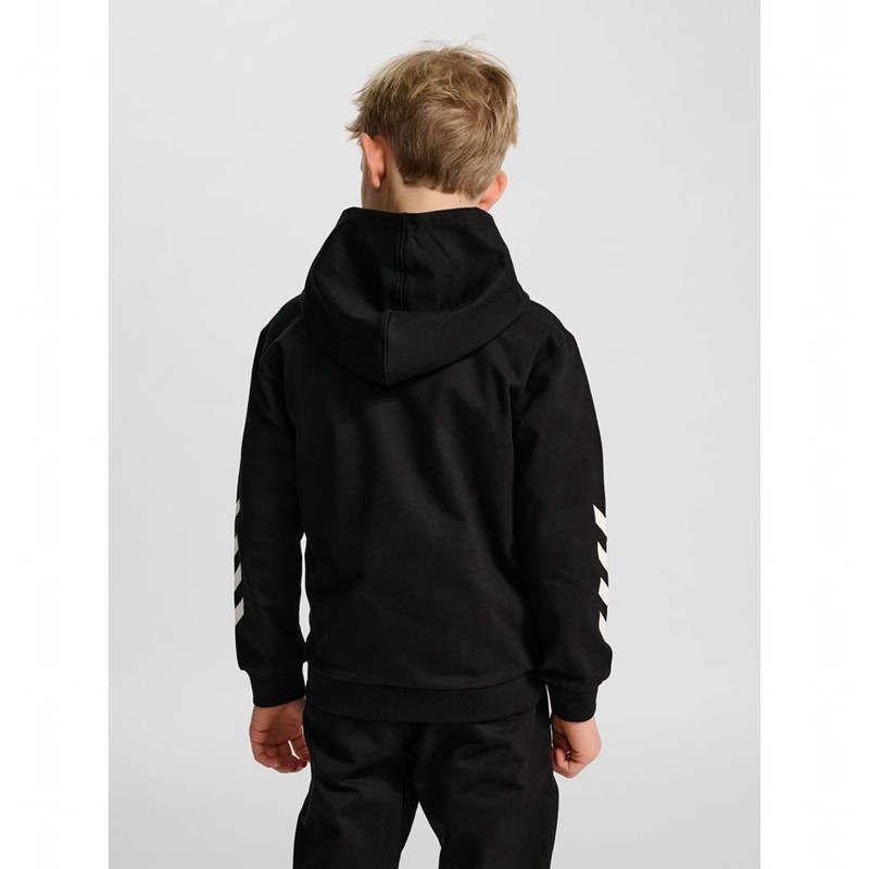Sweat a Capuche Hummel Jr Logo Enfant Noir | 660181-846