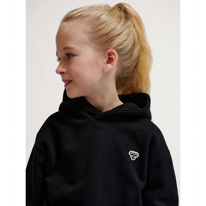 Sweat a Capuche Hummel Jr Loose Bee Enfant Noir | 200437-445