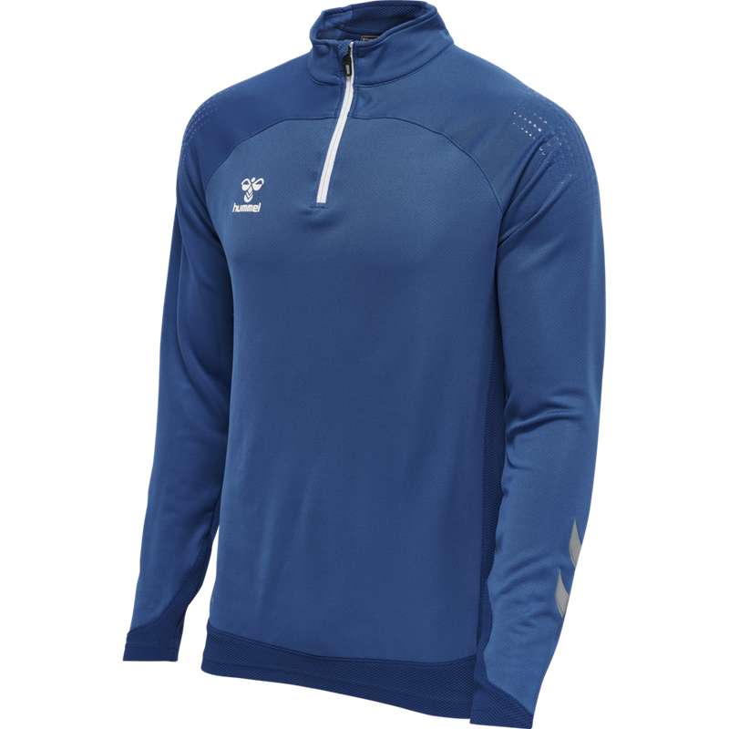 Sweat a Capuche Hummel Lead Half Zip Homme Bleu | 531298-180