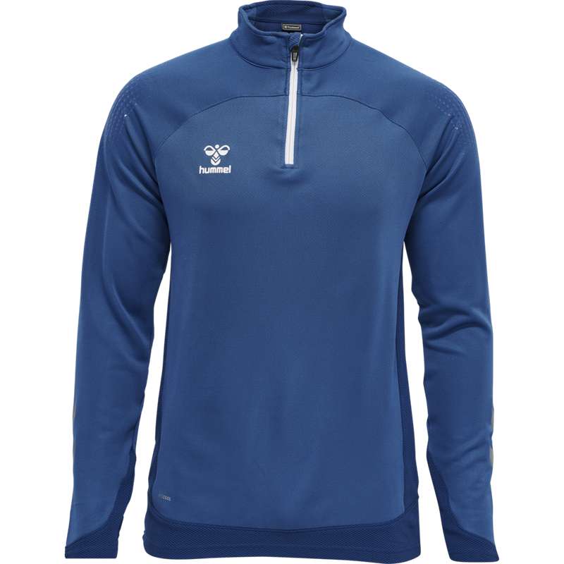 Sweat a Capuche Hummel Lead Half Zip Homme Bleu | 531298-180