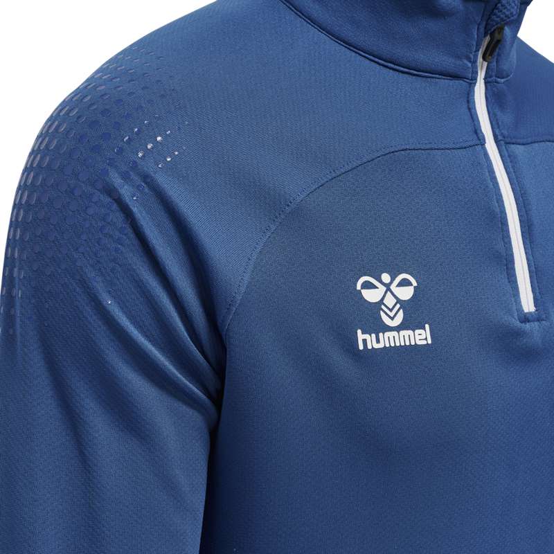 Sweat a Capuche Hummel Lead Half Zip Homme Bleu | 531298-180