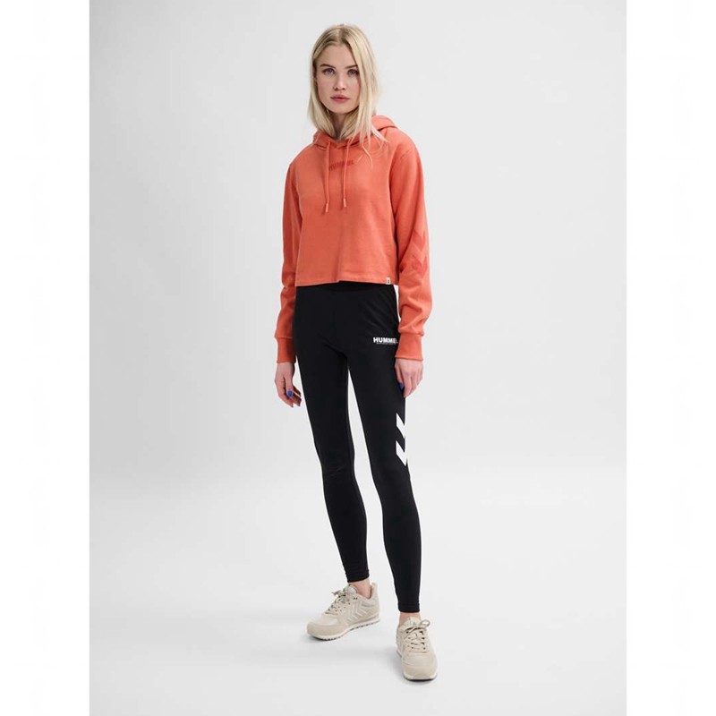 Sweat a Capuche Hummel Legacy Cropped Femme Abricot | 441114-379