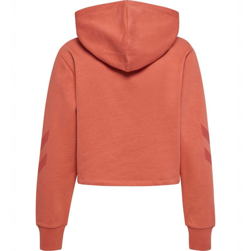 Sweat a Capuche Hummel Legacy Cropped Femme Abricot | 441114-379