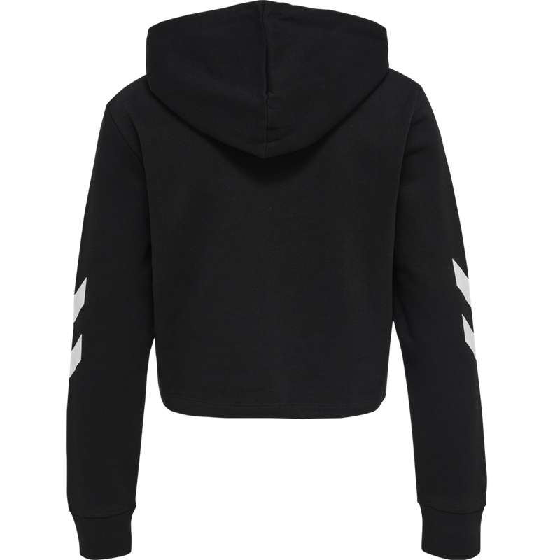 Sweat a Capuche Hummel Legacy Cropped Femme Noir | 962158-716