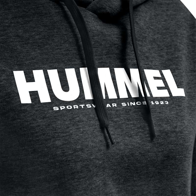 Sweat a Capuche Hummel Legacy Cropped Femme Noir | 962158-716