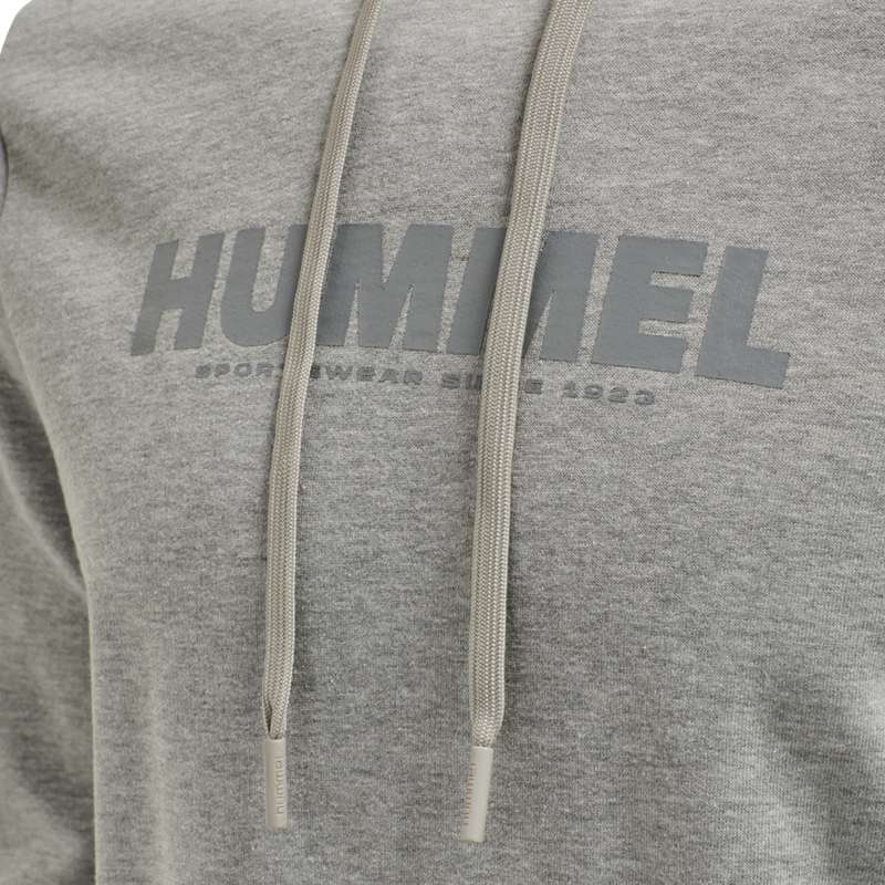 Sweat a Capuche Hummel Legacy Logo Plus Homme Grise | 156301-045