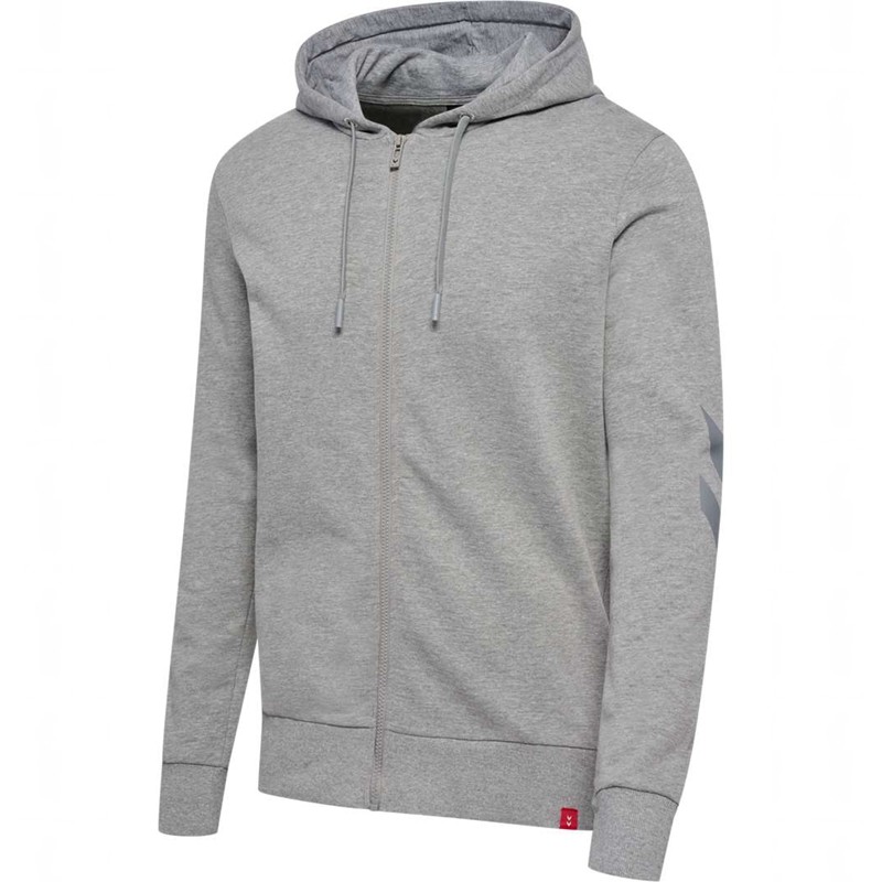 Sweat a Capuche Hummel Legacy Zip Femme Grise | 281416-761